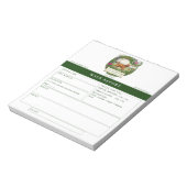 Cocker Spaniel Hondenuitlaatrapport Aangepaste Not Notitieblok (Linkerzijde)