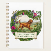 Cocker Spaniel Hondenuitlater Aangepaste Agenda Pl (Voorkant)