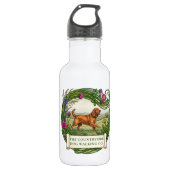 Cocker Spaniel Hondenuitlater Aangepaste Waterfles (Voorkant)