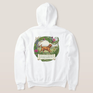 Cocker Spaniel Hondenuitlater Eigen Ontwerp Ritssl Hoodie
