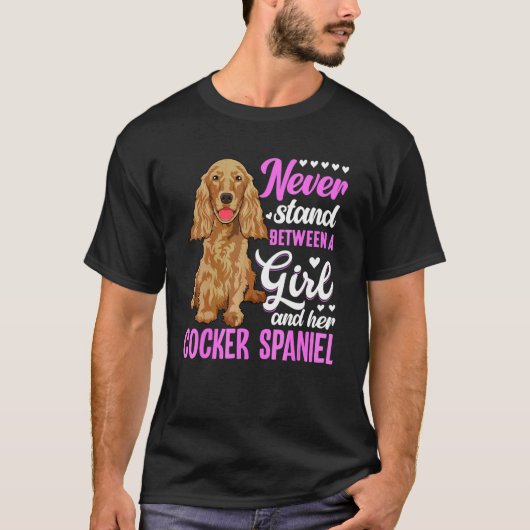 Cocker Spaniel Hondenuitrusting  Cocker Spaniel 2 T-shirt (Voorkant)