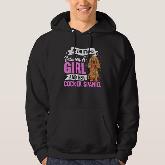Cocker Spaniel Hondenuitrusting Cocker Spaniel Hoodie (Voorkant)