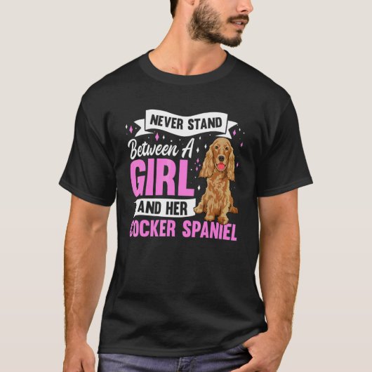 Cocker Spaniel Hondenuitrusting Cocker Spaniel T-shirt (Voorkant)
