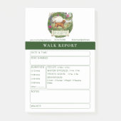 Cocker Spaniel hondenwandelrapport formulier Post- Post-it® Notes (Voorkant)