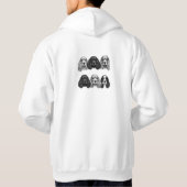 Cocker Spaniel Hoodie Dual afbeelding Design (Achterkant)