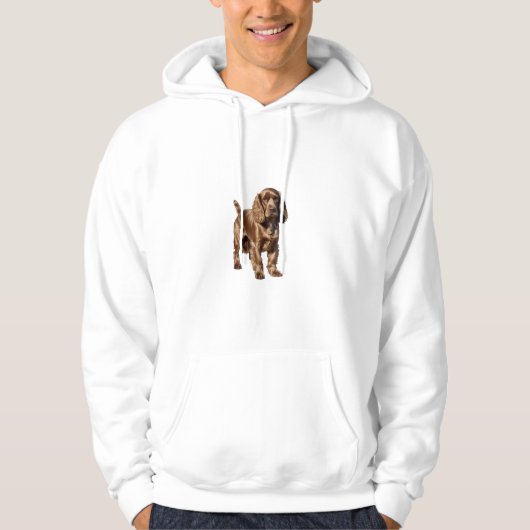 Cocker Spaniel Hoodie Dual afbeelding Design (Voorkant)