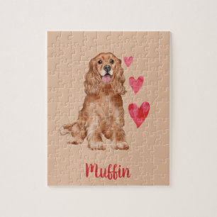 Cocker Spaniel  Huisdier naam Legpuzzel