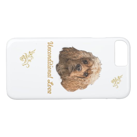 Cocker Spaniel I telefoon 8/7 hoesje (Achterkant (Horizontaal))