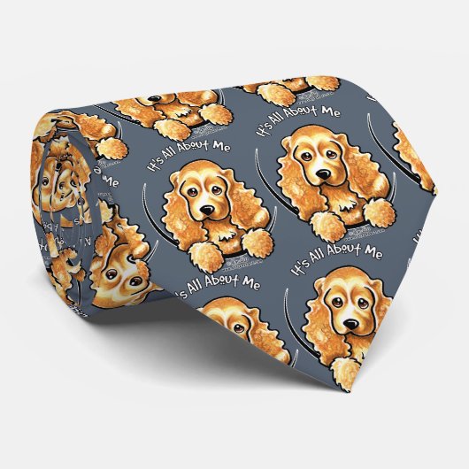 Cocker Spaniel IAAM Stropdas (Opgerold)
