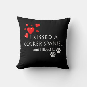 Cocker Spaniel Ik kuste een Cocker Spaniel Kussen