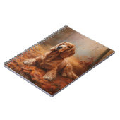 Cocker Spaniel in de herfst geïnspireerd door vall Notitieboek (Linkerzijde)