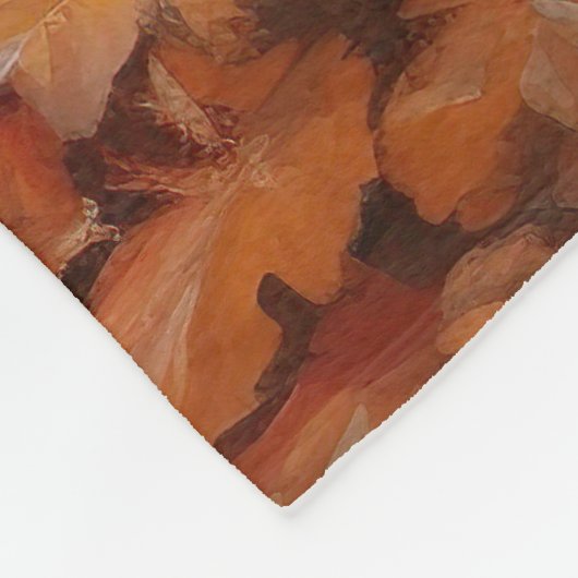 Cocker Spaniel in Herfstbladeren Herfst Inspire Fleece Deken (Hoek)