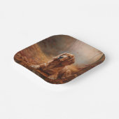 Cocker Spaniel in Herfstbladeren Herfst Inspire Papieren Bordje (Gebogen)