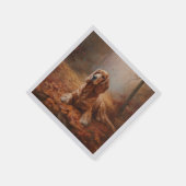 Cocker Spaniel in Herfstbladeren Herfst Inspire Servet (Hoek)