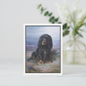 Cocker Spaniel in Highlands door Lilian Cheviot Briefkaart (Staand voorkant)