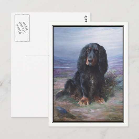Cocker Spaniel in Highlands door Lilian Cheviot Briefkaart (Voorkant / Achterkant)