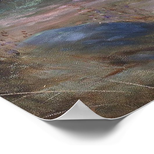 Cocker Spaniel in Highlands door Lilian Cheviot Poster (Hoek)