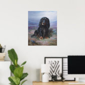 Cocker Spaniel in Highlands door Lilian Cheviot Poster (Thuiskantoor)