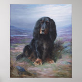 Cocker Spaniel in Highlands door Lilian Cheviot Poster (Voorkant)