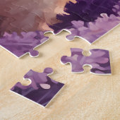 Cocker Spaniel in Lavendel veld Legpuzzel (Zijkant)