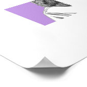 Cocker Spaniel in regenjas (Sumire) Poster (Hoek)