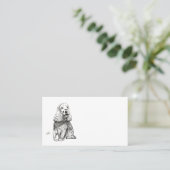 COCKER SPANIEL INGLÉS VISITEKAARTJE (Staand voorkant)