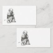 COCKER SPANIEL INGLÉS VISITEKAARTJE (Voorkant / Achterkant)