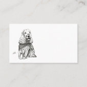 COCKER SPANIEL INGLÉS VISITEKAARTJE (Voorkant)