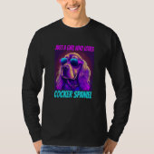 Cocker Spaniel Just a girl who loves Cocker Spanie T-shirt (Voorkant)