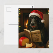 Cocker spaniel 'Kaasbelasting' kerstkaart Briefkaart (Voorkant / Achterkant)