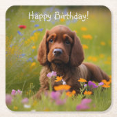 Cocker Spaniel Kartonnen Onderzetters (Voorkant)
