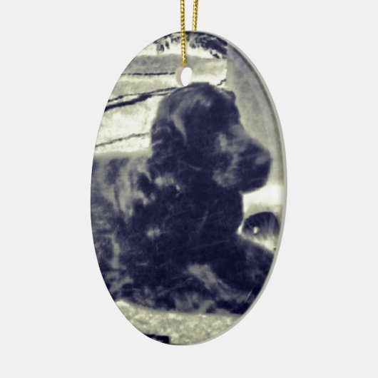 Cocker Spaniel Keramisch Ornament (Links)