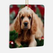 Cocker Spaniel Keramisch Ornament (Rechts)