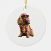Cocker Spaniel Keramisch Ornament (Voorkant)