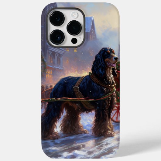 Cocker Spaniel Kerst Feestelijke Periode Case-Mate iPhone Case (Achterkant)