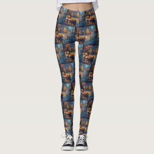 Cocker Spaniel Kerst Feestelijke Reis Leggings
