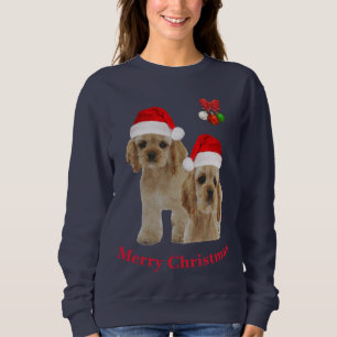 Cocker spaniel kerst trui