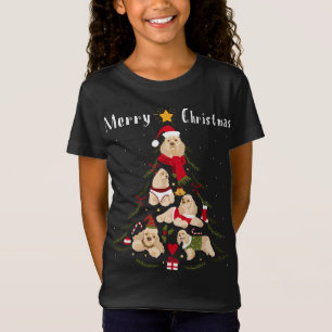 Cocker Spaniel Kerstboom Xmas Hondenliefhebber T-shirt