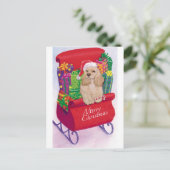 Cocker Spaniel-kerstBriefkaart Feestdagenkaart (Staand voorkant)