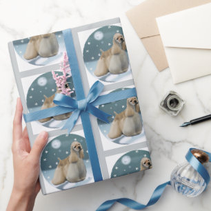 Cocker Spaniel-kerstcadeaus Cadeaupapier