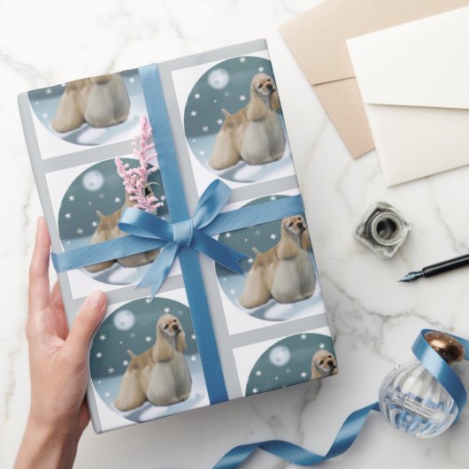 Cocker Spaniel-kerstcadeaus Cadeaupapier (Geschenken)