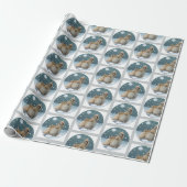 Cocker Spaniel-kerstcadeaus Cadeaupapier (Uitgerold)