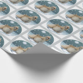 Cocker Spaniel-kerstcadeaus Cadeaupapier (Hoek)