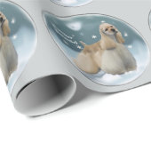 Cocker Spaniel-kerstcadeaus Cadeaupapier (Rol Hoek)