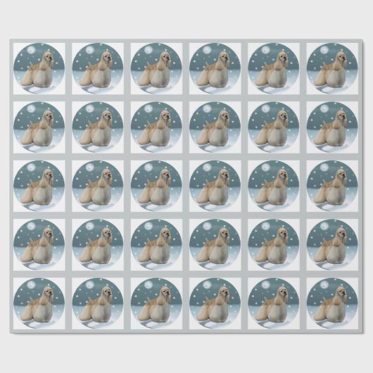 Cocker Spaniel-kerstcadeaus Cadeaupapier (Vlak)