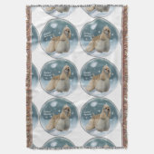 Cocker Spaniel-kerstcadeaus Deken (Voorkant Verticaal)