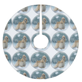 Cocker Spaniel-kerstcadeaus Kerstboom Rok