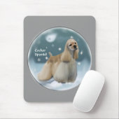 Cocker Spaniel-kerstcadeaus Muismat (Met muis)