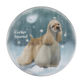 Cocker Spaniel-kerstcadeaus Snijplank