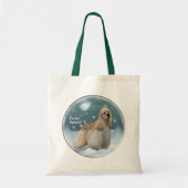 Cocker Spaniel-kerstcadeaus Tote Bag (Voorkant)